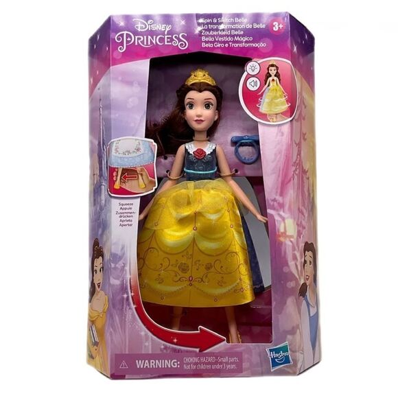 Hasbro Disney Princess Spin & Switch Belle Doll - NEW IN BOX - Picture 1 of 6